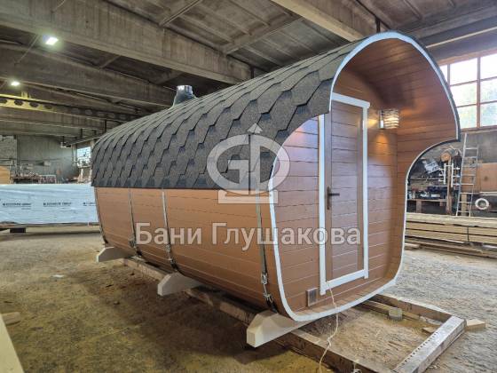Баня бочка «Сказка» 4м из термодоски №82500297