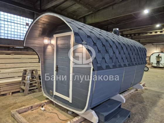 Баня бочка «Сказка» 4м из термодоски №82500304