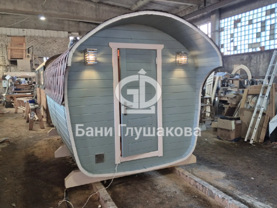 Баня бочка «Сказка» 4м из термодоски №82600313